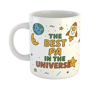 The Best Pa in The Universe - Funny Mug Gift for Coworker, Boss, or Team Member - Cute Ceramic Coffee Cup - Ideal for Retirement or Birthday