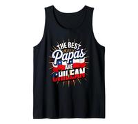 The Best Papas are Chilean Father Chile Pride Tank Top