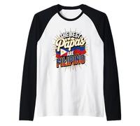 The Best Papas are Filipino Fathers Day Pride Raglan Baseball Tee