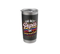 The Best Papás are Venezuelan Dad Pride Strong Stainless Steel Insulated Tumbler