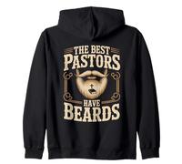 The Best Pastors Have Beards Christian Pride Zip Hoodie