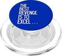 The best revenge is to excel win prosper grow learn & live PopSockets PopGrip for MagSafe
