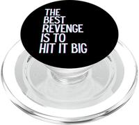 The best revenge is to win it big prosper grow learn & live PopSockets PopGrip for MagSafe