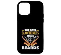 The Best Saxophonists Have Beards Funny Saxophone Case for iPhone 12 mini