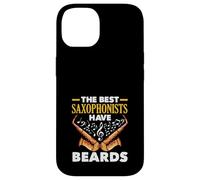The Best Saxophonists Have Beards Funny Saxophone Case for iPhone 14