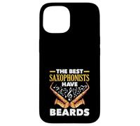 The Best Saxophonists Have Beards Funny Saxophone Case for iPhone 15