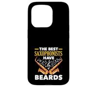 The Best Saxophonists Have Beards Funny Saxophone Case for iPhone 15 Pro