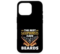 The Best Saxophonists Have Beards Funny Saxophone Case for iPhone 16 Pro