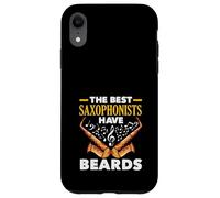 The Best Saxophonists Have Beards Funny Saxophone Case for iPhone XR