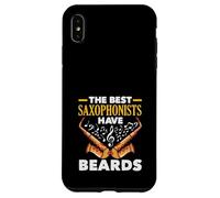 The Best Saxophonists Have Beards Funny Saxophone Case for iPhone XS Max