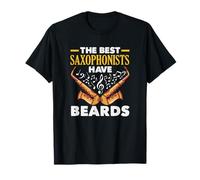 The Best Saxophonists Have Beards Funny Saxophone T-Shirt