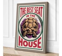 The Best Seat in the House Canvas Wall Art Print 18x12 Inch
