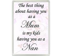 The Best Thing About Having You As A Mum Is My Kids Having You As A Nan Jumbo Magnet Gift 302