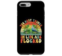 The best Things in Life are flocked Budgie Case for iPhone 7 Plus/8 Plus