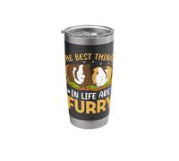 The Best Things in Life are Furry Stainless Steel Insulated Tumbler