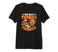 The Best Things in Life are Not Things Golden Retriever Premium T-Shirt