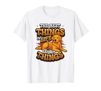 The Best Things in Life are Not Things Golden Retriever T-Shirt