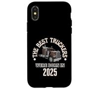 The Best Trucker Drivers Were Born In 2025 Birthday Gift Case for iPhone X/XS