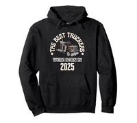 The Best Trucker Drivers Were Born In 2025 Birthday Gift Pullover Hoodie