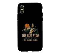 The Best View Comes After The Hardest Climb Hiking Case for iPhone X/XS