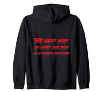 The best way to hurt the rich is by making them poor Zip Hoodie