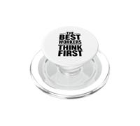 The Best Workers Think First | Safety Culture Campaign Gift PopSockets PopGrip for MagSafe
