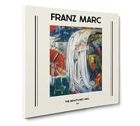 The Bewitched Mill By Franz Marc Canvas Print | Gallery Wrapped 30mm Frame Wall Art | 14x14 inches | Ready to Hang | Classic Picture | Living Room Bedroom Lounge Office