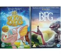 THE BFG [ ROALD DAHL'S - BIG FRIENDLY GIANT ] 1-2 COMPLETE COLLECTION / 1. THE BFG (1989) ANIMATED MOVIE / 2. THE BFG - STEVEN SPIELBERG MOVIE = ULTIMATE 2X DVD UK SET