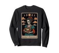The Bibimbap Connoisseur Korean Food Tarot Card Skeleton Sweatshirt