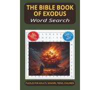 The Bible Book of Exodus: Word Searches with Easy to Read Print about The Bible Book of Exodus, Book of Deliverance, Journey from Egypt and More | 6x9 ... Gift for Vacations, Holidays and Free Times