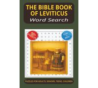 The Bible Book of Leviticus Word Search Puzzle Book: Word Searches with Easy to Read Print about The Bible Book of Leviticus, Holiness to The Lord, ... Gift for Vacations, Holidays and Free Times