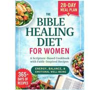 The Bible Healing Diet for Women: A Scripture-Based Cookbook with Faith-Inspired Recipes and a 28-Day Meal Plan for Energy, Balance, and Emotional Well-Being