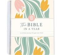 The Bible In A Year: 52-Week Bible Study for Women, Women Spiral Bible Study Journal, Christian Bible Studying Guide Notebook, Strengthening Faith & Love, A Beautiful Year in The Bible for Women (A4)