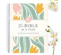 The Bible In A Year: 52-Week Study Journal for Women,A Beautiful Year in The Bibles,Spiral Bibles Journal,Bibles Study Guide Notebook with Scripture Verse,A Yearlong Bible Study for Women(1PC)