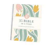Thē Biblê Ín a Ýear - 52-Week Study Through Gods Word | Christian Bible Studying Guide Notebook, Strengthening Faith & Love, A Beautiful Year in The Bīble for Women