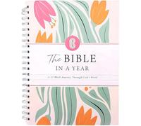 The Bible In A Year: A 52-Week Bible Study for Women Spiral, Christian Bibles Studying Guide Notebook, A Daily Bibles Study Journal, Study Supplies for Guided Reading Plan