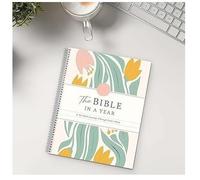 The Bible in A Year: A 52-Week Study Through Gods Word - Spiral Bible Study Guide 52 Week Women's Bible Study Plan,Daily Devotional Plan & Reflection Journal for Women