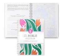 The Bible in A Year: A 52-Week Study Through Gods Word,Women Spiral Bible Study Journal,Bible Studying Guide Notebook,Note Taking Bible,A Beautiful Year in The Bible for Women (A4)