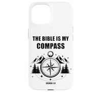 The Bible is My Compass - Joshua 1:8 Christian Faith Camping Case for iPhone 15