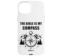 The Bible is My Compass - Joshua 1:8 Christian Faith Camping Case for iPhone 15 Plus