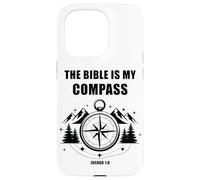 The Bible is My Compass - Joshua 1:8 Christian Faith Camping Case for iPhone 15 Pro