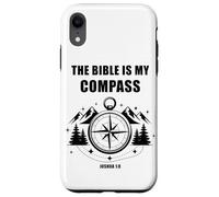 The Bible is My Compass - Joshua 1:8 Christian Faith Camping Case for iPhone XR