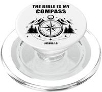 The Bible is My Compass - Joshua 1:8 Christian Faith Camping PopSockets PopGrip for MagSafe