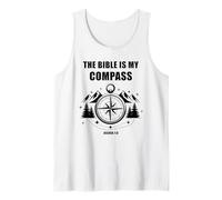 The Bible is My Compass - Joshua 1:8 Christian Faith Camping Tank Top