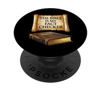 The Bible is My Fact Checker Christian PopSockets Adhesive PopGrip