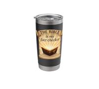 The Bible is My Fact Checker Christian Stainless Steel Insulated Tumbler
