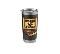 The Bible is My Fact Checker Christian Stainless Steel Insulated Tumbler