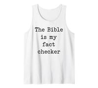The Bible is My Fact Checker Christian Tank Top