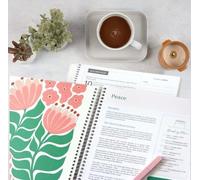 The Bible One Year Later: 52 Weeks: Spiral Study Through God's Word - Women's Devotional Journaling and Growth Guide,Spiral-Bound Journal with Note-Taking Space [Spiral Binding] A5