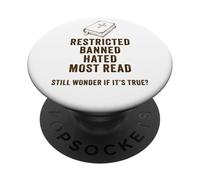 The Bible: Restricted, Banned, Hated, Most Read PopSockets Adhesive PopGrip